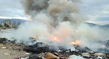 Malatya hurdacılar sitesinde korkutan yangın
