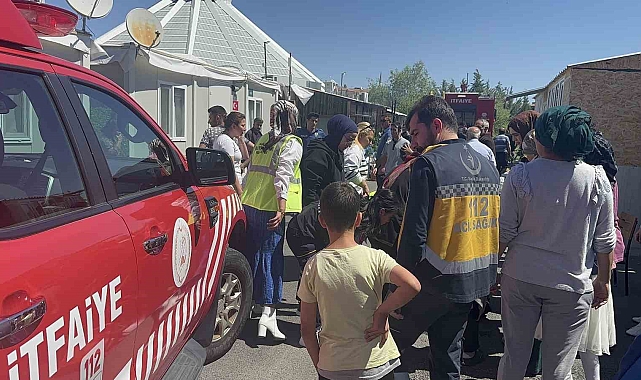 Malatya'da konteyner yangını büyümeden kontrol altına alındı