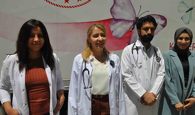 "Mobil Mamografi Aracı" Muş'un Bulanık ilçesinde