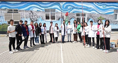 Muş'ta öğrenciler okullarının duvarlarını sanat eserine dönüştürdüler