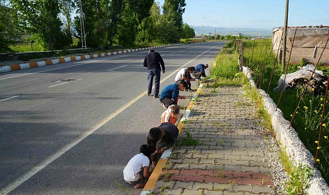 Muş'ta Dolu İle Birlikte Plastik Cisimler de Yağdı