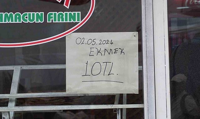 O ilde Ekmeğe zam 200 gram pide 10 TL oldu