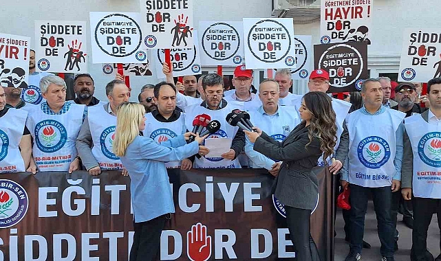Okul müdürünün öldürülmesine meslektaşlarından tepki