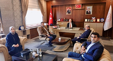 Patnos Haber Gazetesi'nden Müdür Kökrek'e Ziyaret