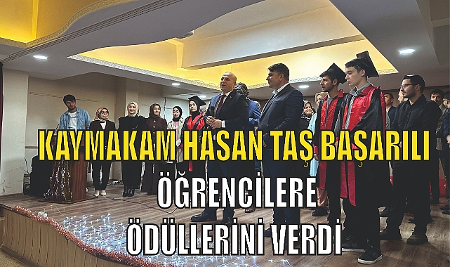 Patnos Selahattin Eyyubi Fen Lisesi Başarısı İlçe Kaymakamı Hasan Taş Tarafından Ödüllendirildi