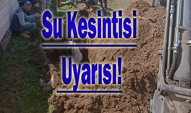 Patnos'ta 14 Nisan Mahallesi'nde Su Kesintisi Uyarısı!