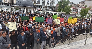 Patnos'ta devam eden İsrail saldırıları lanetlendi (Videolu Haber)