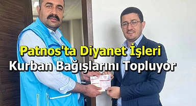 Patnos'ta Diyanet İşleri Kurban Bağışlarını Topluyor