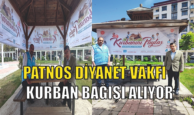 Patnos'ta Diyanet Vakfı Kurban Standı Açtı