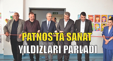Patnos Aktepe YBO'da Resim Sanatı Yıldızları Sergi Düzenledi