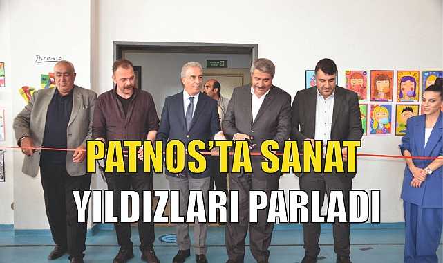 Patnos Aktepe YBO'da Resim Sanatı Yıldızları Sergi Düzenledi