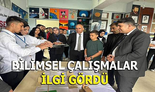 Patnos'ta Tübitak bilim fuarı açıldı