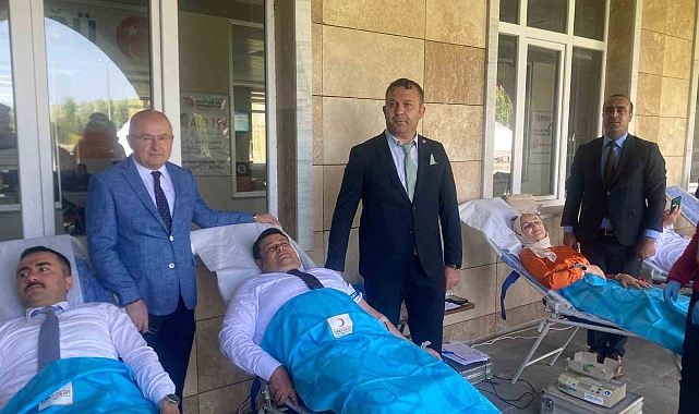 Patnos'ta Kan Bağışı Kampanyası Düzenlendi