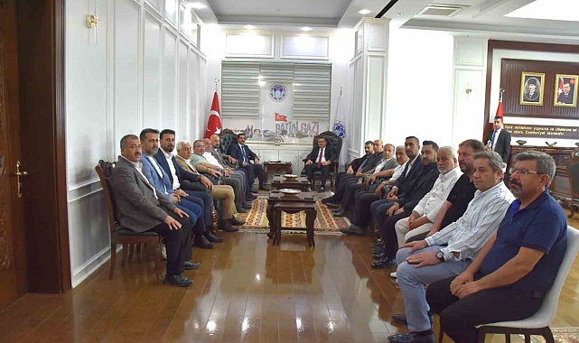 Sadıkoğlu'ndan Başkanlar Taşkın ile Geçitle istişare