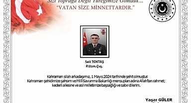 Şehit Piyade Uzman Çavuş Sait Toktaş kimdir? Nerelidir? Nerde Şehit oldu? Kaç Yaşında şehit oldu?