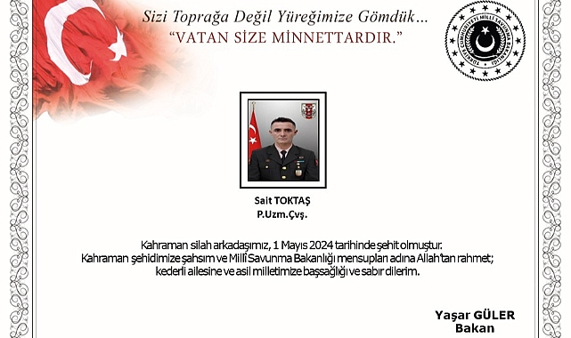 Şehit Piyade Uzman Çavuş Sait Toktaş kimdir? Nerelidir? Nerde Şehit oldu? Kaç Yaşında şehit oldu?