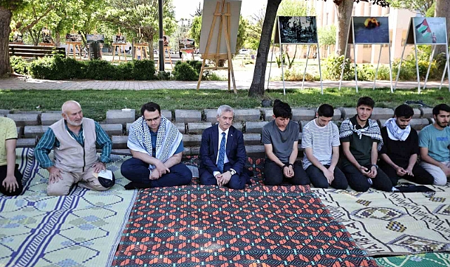 Tahmazoğlu İsrail’i protesto eden üniversite öğrencilerine destek verdi