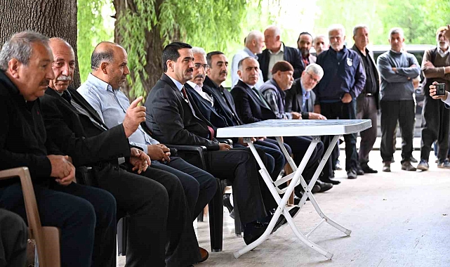Taşkın, Alişar Mahallesi sakinleriyle bir araya geldi