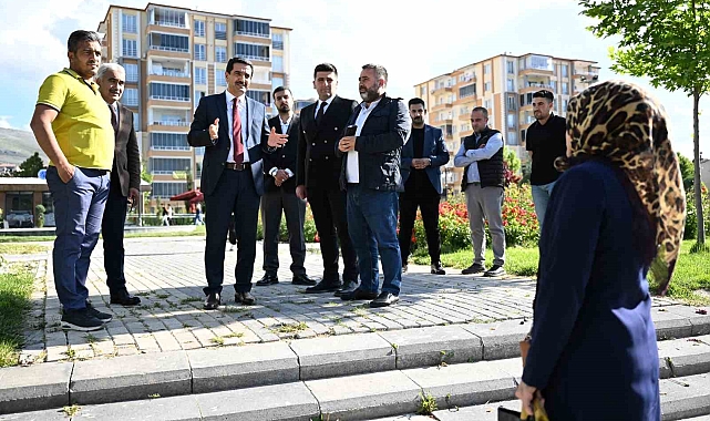 Taşkın'dan parklarda inceleme