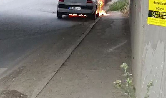 Tekirdağ’da LPG’li otomobil alev topuna döndü