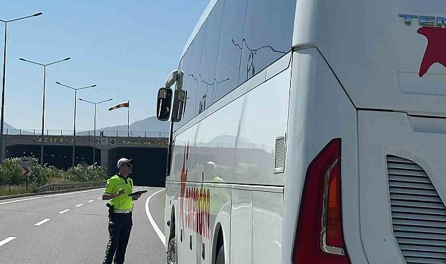 Tur otobüslerine sıkı denetim