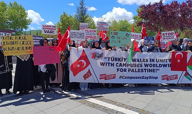 Ünmiversite Öğrencilerinden Gazzeye Destek