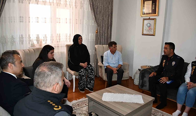 Vali Çiçek, POLHANE Projesi kapsamında hane ziyaretine katıldı