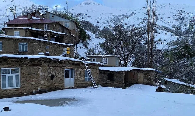 Van'a mayıs ayında lapa lapa kar yağdı