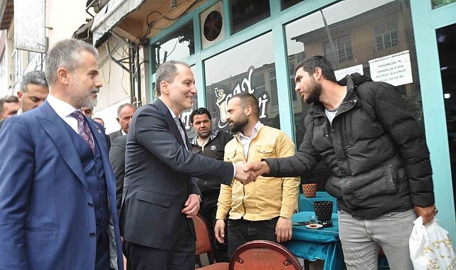 Yeniden Refah Partisi Genel Başkanı Fatih Erbakan'dan Eleşkirt'e 'teşekkür' ziyareti