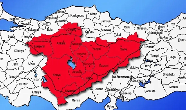 Yozgat, Kayseri, Kırşehir, Nevşehir, Niğde, Sivas, Aksaray ve Kırıkkale dikkat! Gökten kara kara bir anda çökecek