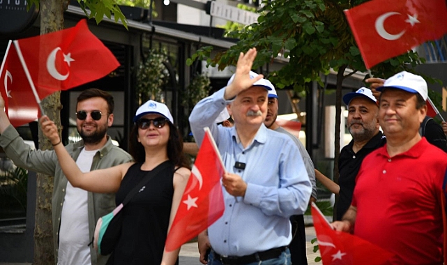 Yunuemre’den ’Ata’ya Saygı’ yürüyüşü