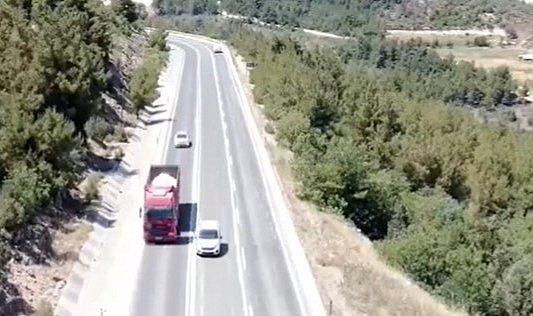 6 araç ve sürücüsüne 9 bin 36 TL ceza