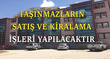 AĞRI ÇEVRE, ŞEHİRCİLİK VE İKLİM DEĞİŞİKLİĞİ İL MÜDÜRLÜĞÜ TAŞINAMZ SATIŞI VE KİRALAMA YAPACAK