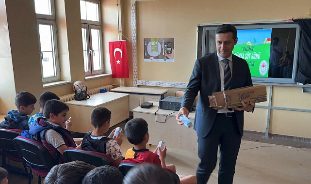 Ağrı’da “Dünya Süt Haftasında” öğrencilere eğitim verildi