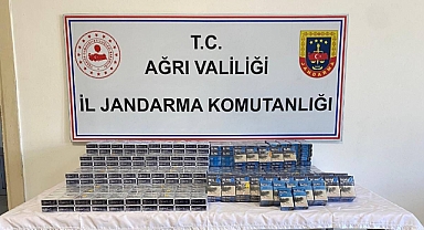 Ağrı’da Gümrük Kaçağı Sigara ele geçirildi