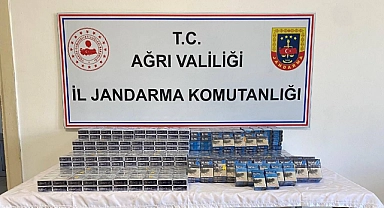 Ağrı’da Gümrük Kaçağı Sigara ele geçirildi