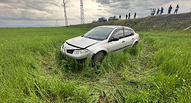 Ağrı'da ıslak zemin kazaya neden oldu: 1 yaralı