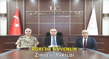 Ağrı Valiliği Güvenlik ve Asayiş Alanında Yapılan 5 Aylık Çalışmaları Basın ile Paylaştı.