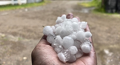 (Videolu Haber) Ağrı ve Diyadin dolu yağışı ile beyaza büründü