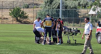 Ambulans helikopter ile hastaneye kaldırılan Kalp krizi geçiren hasta tedavi altına alındı