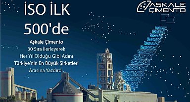 Aşkale Çimento yine ilk 500'de Erzurum'un Türkiye'ye attığı imza