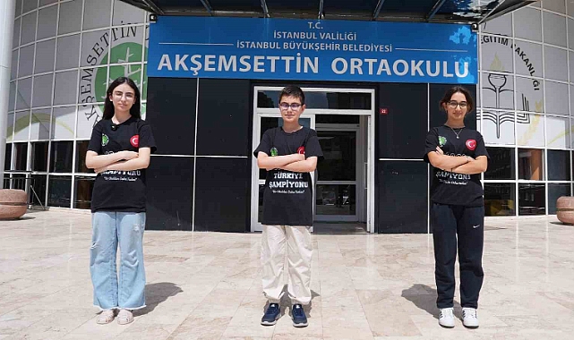 Başakşehir’de aynı okuldan üç LGS şampiyonu çıktı