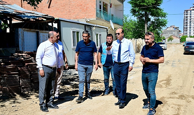 Başkan Geçit Yapılan Çalışmaları İnceledi