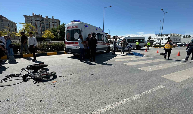 Beton mikserinin çarptığı bisikletli hayatını kaybetti