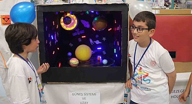 BİLSEM'de yılsonu sergisi açıldı !