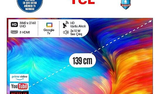 Bim 55 İNÇ 4K ULTRA HD GOOGLE TV 55V6A Yorumları ve Özellikleri