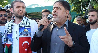 Bingöl'de Gazze için kitlesel yürüyüş