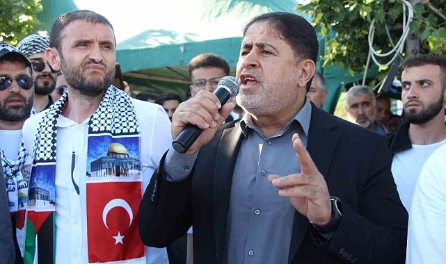Bingöl'de Gazze için kitlesel yürüyüş