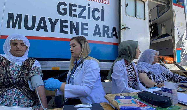 Bitlis'te Kürtçe ve Türkçe anonslu sağlık taraması