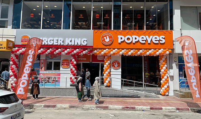 BURGER KING ve POPEYES VAN ERCİŞ’TE HİZMETE AÇILDI!